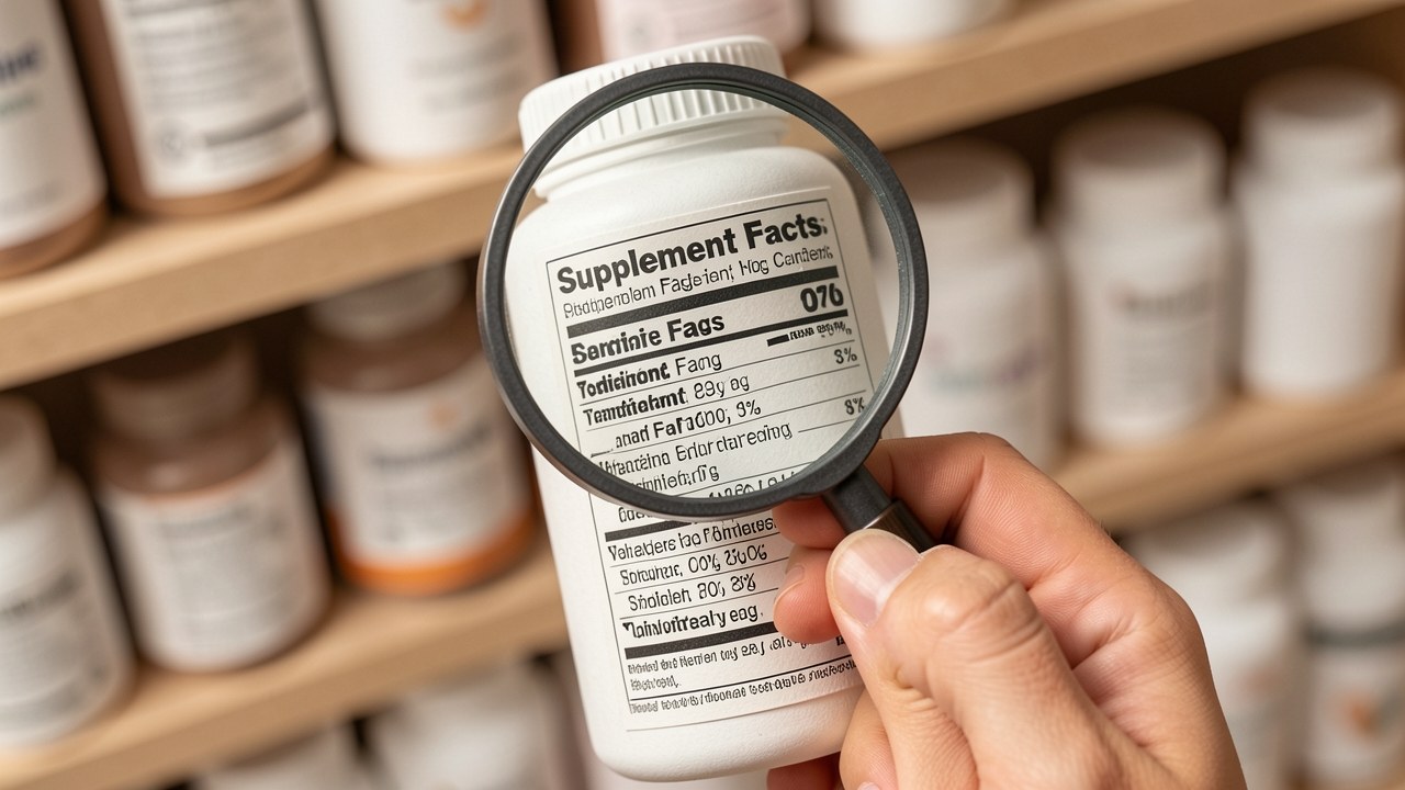 How to Read a Supplement Facts Label: A Step-by-Step Guide